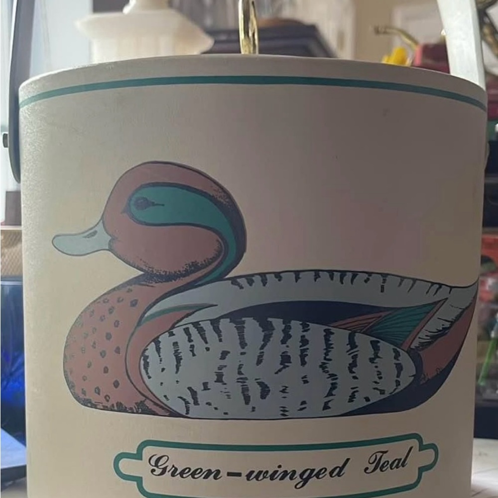 Ice Bucket George’s Briard Green-winged Teal Decorative